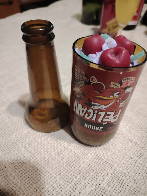 Bougie Bière Cerise Noire explosive